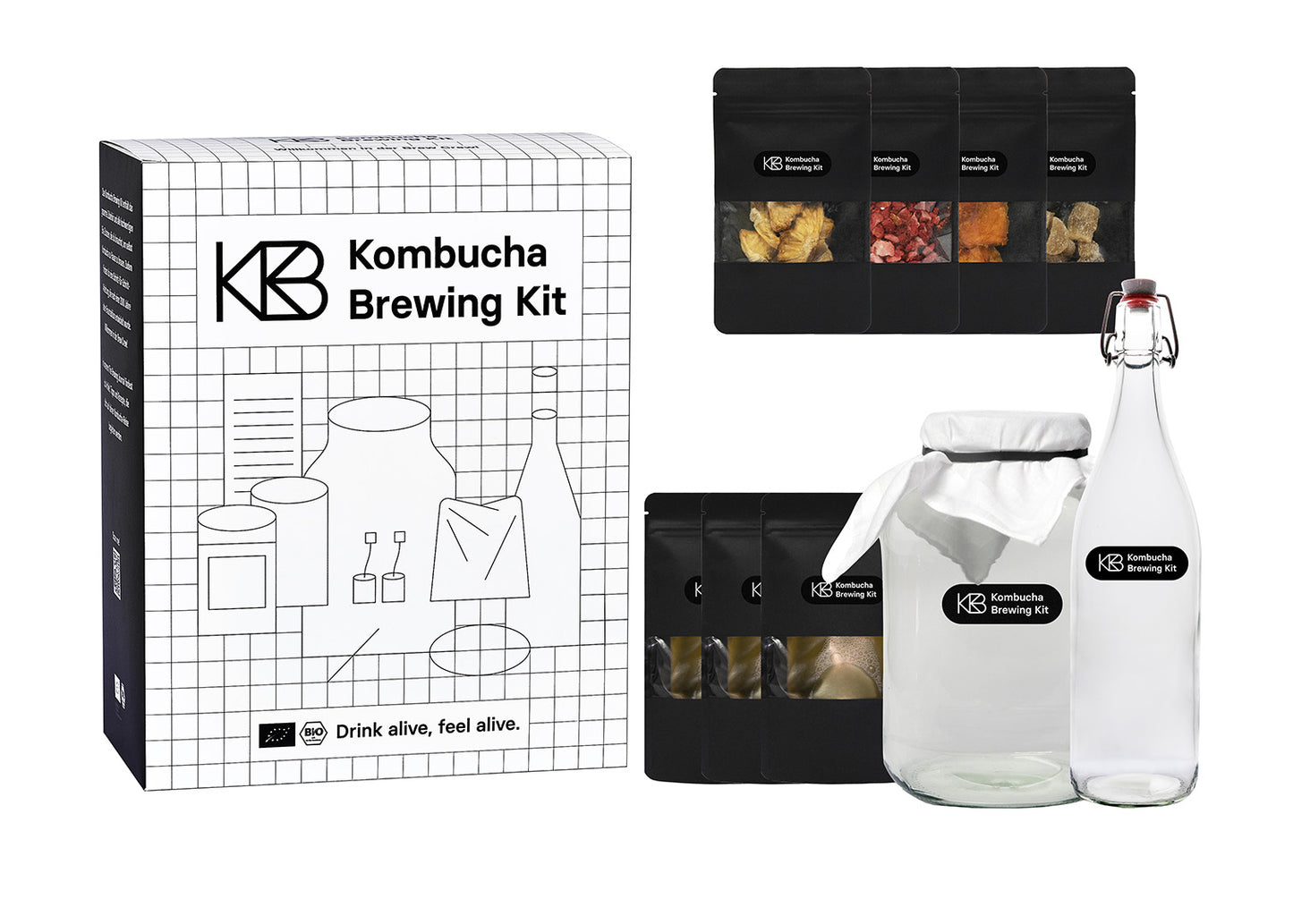 Kombucha Brewing Kit XL Bundle